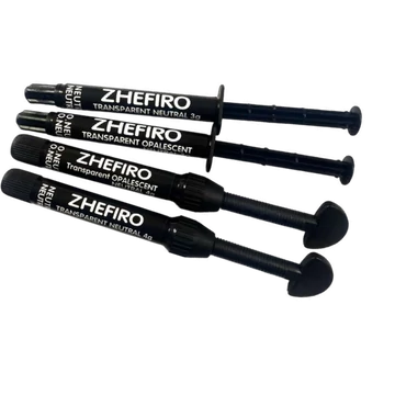 Zhefiro Flow praxis kompozit fecskendőben, 3 g, Transzparens és Opálos